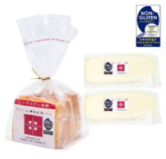 ノングルテン米粉使用パン（米粉食パン、米粉コッペパン）